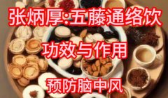 张炳厚:五藤通络饮的配方,功效与作用,怎么做,不适合的人,预防中风